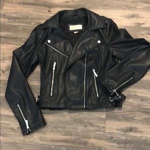 Michael Kors Faux Leather Jacket